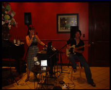 Janine and Pat, performing at POLO