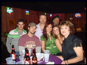 Janine & friends after a performance at Joyland, late 2008