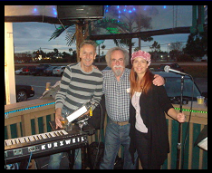 at Gatorz w/ EZ Street Band: Michael, my dad Fred, Janine. Early 2011.