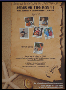 Songwriter's Festival Oct 24, 5 - 9pm