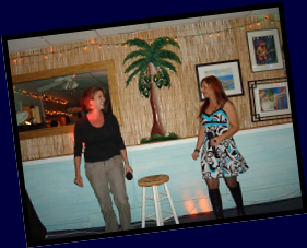 Tanya & Janine performing at Pelican Petes, 2009