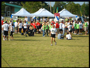the crowds at the Heart Walk