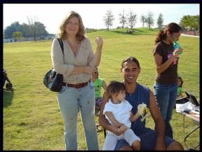 Edita, Cecelia, and Dave:  at the Heart Walk