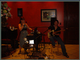 Janine and Pat, performing at POLO