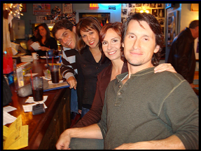 Ashley, Jenny, Janine & Pat at the Bluebird Cafe for a songwriter's "in the round"
