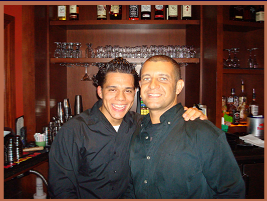 Bartenders at POLO: Rick and Carlos