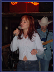Janine performing at Tootsies in Nashville (Dec. 2004)